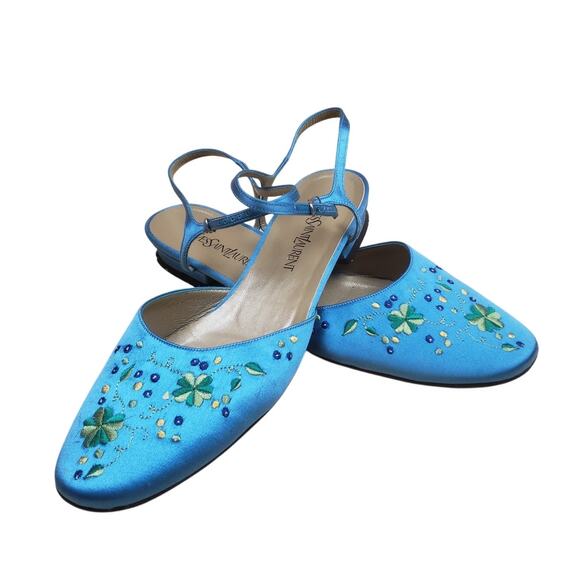 Vintage Yves Saint Laurent Flat sandals - Picture 1 of 7